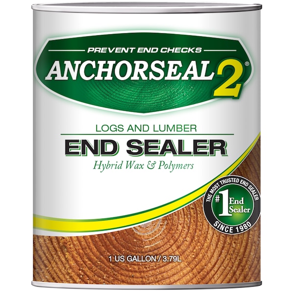 1 GAL Wax Emulsion End Sealer, Prevent Drying Splits in Logs & Lumber
